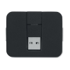 4-портовый USB-хаб, черный