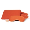 Набор дорожный "Релакс", оранжевый; 20х15 см;  хлопок/нейлон, оранжевый, хлопок, нейлон