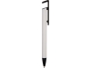 Ручка-подставка шариковая «Кипер Металл», черный, белый, пластик, металл