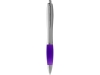 Ручка пластиковая шариковая «Nash», фиолетовый, серебристый, пластик