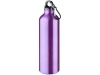 Алюминиевая бутылка «Oregon» с карабином, фиолетовый, алюминий