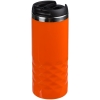 Термостакан Prism, оранжевый, оранжевый, наружная стенка корпуса, крышка - пластик; внутренняя стенка - нержавеющая сталь