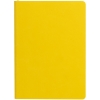 Блокнот Verso в клетку, желтый, желтый, кожзам