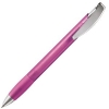 X-9 FROST, ручка шариковая, фростированный розовый/хром, пластик/металл, розовый