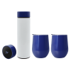 Набор Hot Box Duo C2W B (белый с синим), синий, металл, микрогофрокартон