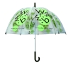Зонты прозрачные с индивидуальной печатью под заказ, pvc, пластик