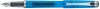 Ручка перьевая Pierre Cardin I-SHARE. Цвет - синий прозрачный.Упаковка Е-2., синий, пластик, нержавеющая сталь