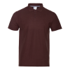 Рубашка поло мужская  STAN хлопок/полиэстер 185, 04, Т-шоколадный, 185 гр/м2, хлопок