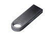USB 2.0-флешка на 128 Гб с мини чипом и круглым отверстием, серебристый, металл