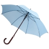 Зонт-трость Standard, голубой, голубой, полиэстер