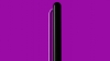 Шариковая ручка Pininfarina GrafeeX с фиолетовым клипом в чехле из переработанной кожи, черный, алюминий