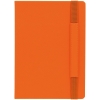 Ежедневник Peel, недатированный, оранжевый, оранжевый, кожзам