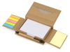 Канцелярский набор для записей «Stick box», натуральный, дерево, картон, бумага