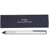 Ручка шариковая PF One, серебристая с синим, серебристый, металл
