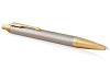 Ручка шариковая Parker IM Premium, серый, желтый, серебристый, металл
