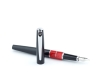 Ручка перьевая «Libra», черный, красный, серебристый, металл