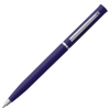 Ручка шариковая Euro Chrome, синяя, синий, металл; пластик