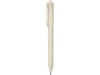 Блокнот «Toledo S» с шариковой ручкой из пшеницы и пластика, бежевый, растительные волокна