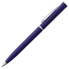 Ручка шариковая Euro Chrome, синяя, синий, металл; пластик