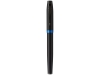 Ручка-роллер Parker «IM Vibrant Rings Flame Blue», черный, металл
