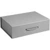 Коробка Case, подарочная, серая матовая, серый, картон