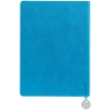 Ежедневник Lafite, недатированный, голубой, голубой, искусственная кожа; шильд - металл