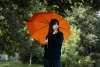 Зонт складной Basic, оранжевый, оранжевый, полиэстер