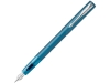 Перьевая ручка Parker Vector, F, серебристый, металл