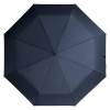 Зонт складной Classic, темно-синий, синий, купол - эпонж, 190t; ручка - дерево; спицы - стеклопластик