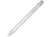 Ручка металлическая шариковая «Moneta» с анодированным покрытием, серебристый, пластик, алюминий