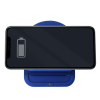 Беспроводное зарядное устройство Flatty ST (Синий), синий, пластик, soft touch