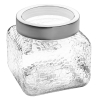 Банка с крышкой Nordic Cube, малая, пластик, банка - стекло; крышка - нержавеющая сталь