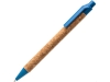 Ручка шариковая COMPER Eco-line с корпусом из пробки, голубой, растительные волокна
