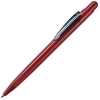 MIR, ручка шариковая с серебристым клипом, бордо, пластик/металл, бордовый, серебристый, пластик, метал