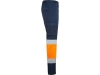 Брюки «Daily stretch HV» со светоотражающими полосами, мужские, синий, оранжевый, полиэстер, твил, эластан, хлопок