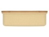 Ланч-бокс «Lunch» из пшеничного волокна с бамбуковой крышкой, бежевый, растительные волокна
