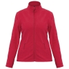 Куртка женская ID.501 красная, красный, полиэстер 100%, плотность 280 г/м²; флис (микрофлис)