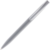 Ручка шариковая Pin Soft Touch, серая, серый, пластик; покрытие софт-тач