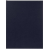 Ежедневник Flat Maxi, недатированный, иссиня-черный, черный, soft touch