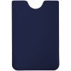 Чехол для карточки Dorset, синий, синий, искусственная кожа; покрытие софт-тач