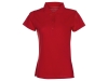 Рубашка поло «First 2.0» женская, красный, хлопок
