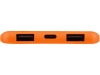 Внешний аккумулятор "Powerbank C1", 5000 mAh, оранжевый, soft touch