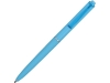 Ручка пластиковая soft-touch шариковая «Plane», голубой, soft touch