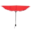 Автоматический противоштормовой зонт Vortex, красный, красный