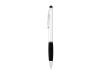 Ручка-стилус шариковая «Ziggy», черный, серебристый, пластик