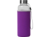 Бутылка для воды «Pure» c чехлом, фиолетовый, прозрачный, неопрен