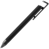 Ручка шариковая Standic с подставкой для телефона, черная, черный