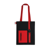 Набор Bplanner casual (чёрный с красным), чёрный с красным, металл, бумага, саржа, экокожа soft-touch