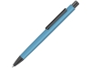 Металлическая шариковая ручка «Ellipse gum» soft touch с зеркальной гравировкой, голубой, soft touch