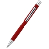 Ручка металлическая Rebecca софт-тач, красная, красный
